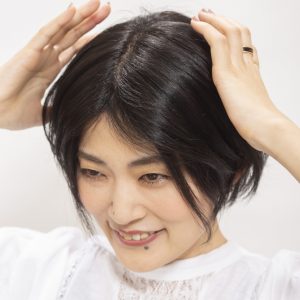 女性の薄毛対策に 目立たない部分ウィッグ 東京 恵比寿 個室 美容院 美容室 Mauve Trans Beauty